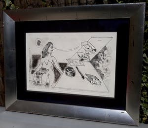 Lucebert - Artemis in ‘t zuur, ets (mooi ingelijst) kopen? Bied vanaf 275!