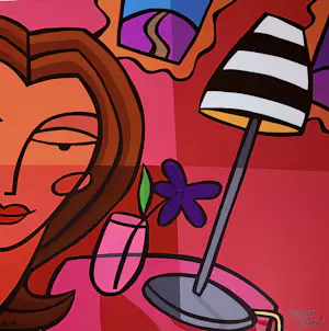 Jacqueline Schäfer - Tafel met lamp kaufen? Bieten Sie von 59!