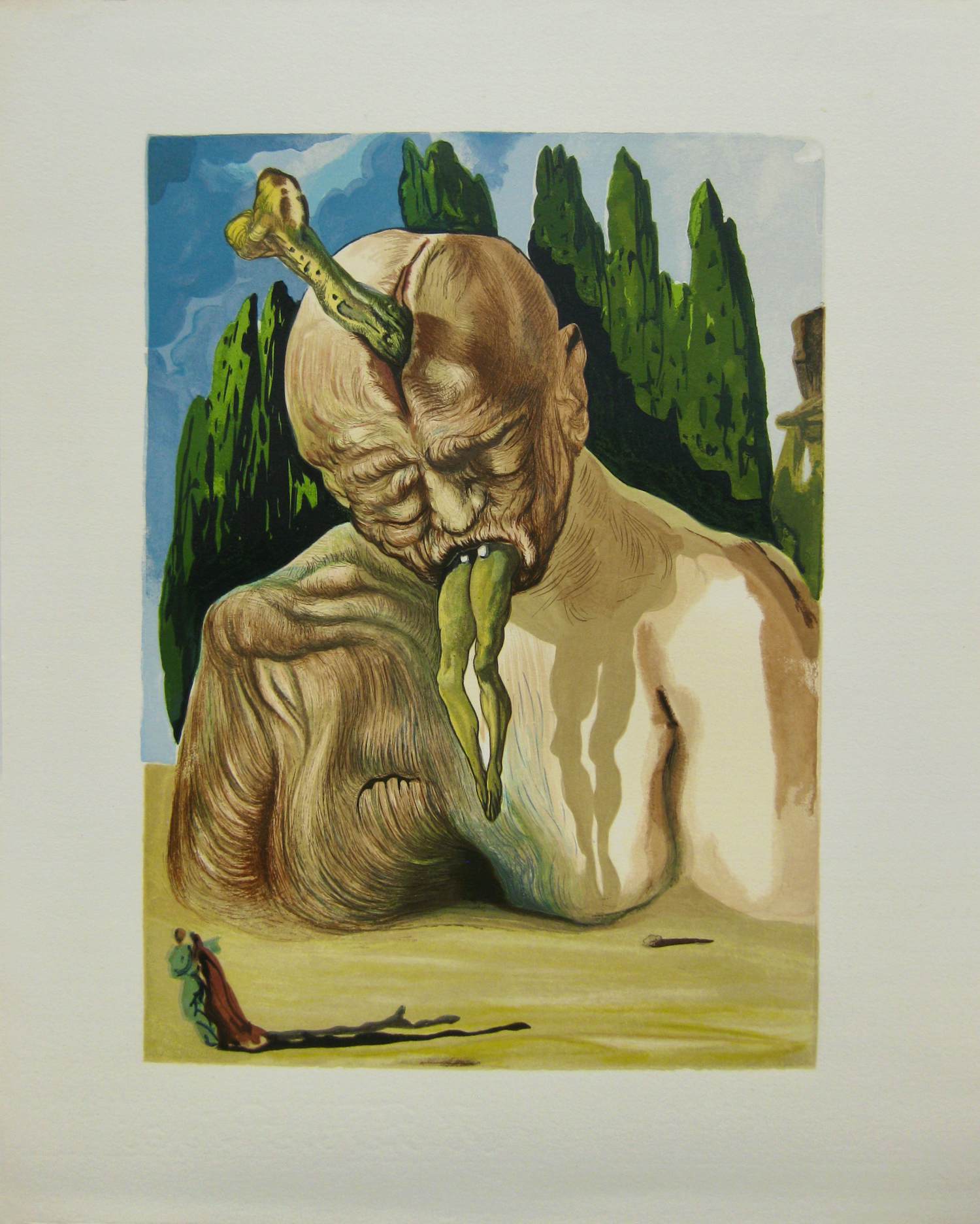 Salvador Dali - De logische duivel (Canto 27) - Houtgravue 1960 kopen? Bied vanaf 178!