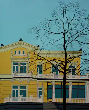 Sees Vlag - Linosnede: Zienangoog II - 1989 verkauft für € 50!