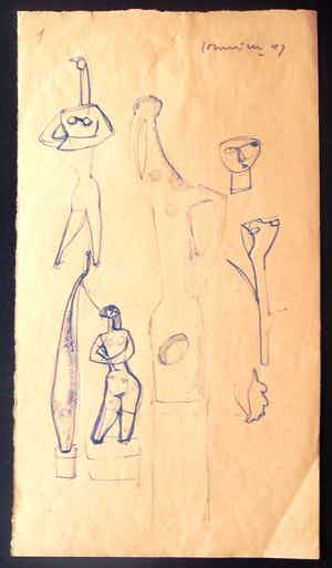 Corneille - figuurstudie verkocht voor € 850!