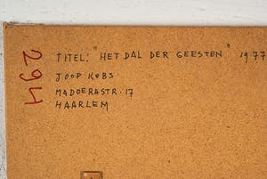 Joop Kobs - Het dal der geesten - 1977 - potlood op papier - BKR Haarlem kopen? Bied vanaf 10!