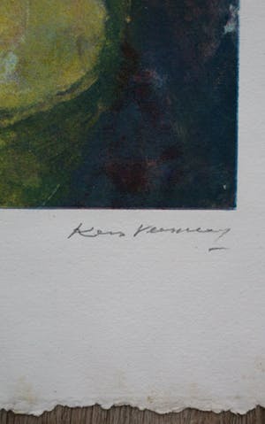 Kees Verwey - Ets/aquatint - bloemstilleven kopen? Bied vanaf 125!