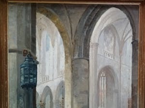 Arij Albert Willem Verhorst - Interieur Grote- of Sint Bavokerk Haarlem kopen? Bied vanaf 130!