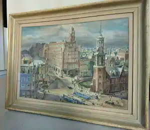 Gerrit van IJperen - Stadsgezicht op het Muntplein Amsterdam vendu pour 700€ !