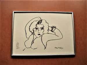 Geert Jan Jansen - Schilder & Kunstvervalser -potloodgesigneerde Litho Matisse "femme séduisante " verkocht voor € 30!