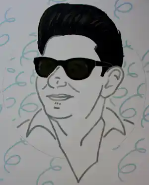 Dirk Wiarda - Litho: Roy Orbison - 1995 verkauft für € 49!