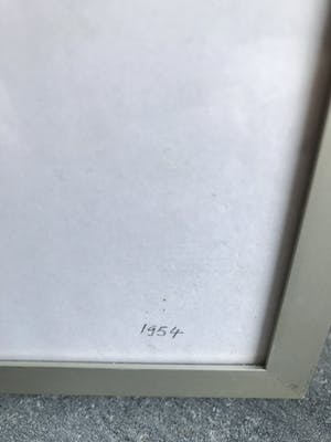 Jacques Slegers - Landschap met auto en drie bomen kopen? Bied vanaf 65!