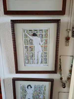 Buy Bart ter Haar - "Vrouw voor vitrine. "? Bid from 35!
