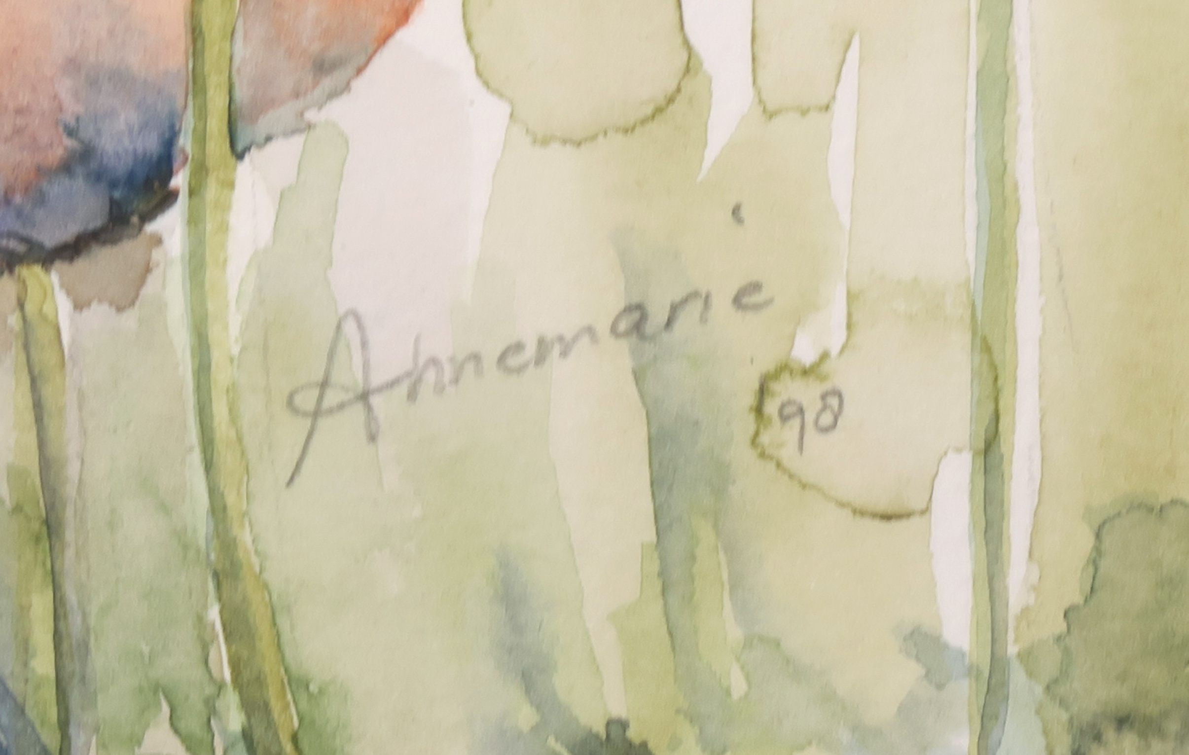 Niet of onleesbaar gesigneerd - Aquarel, Klaprozen kopen? Bied vanaf 1!