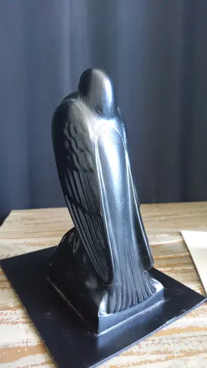 Niet of onleesbaar gesigneerd - Art Deco (stijl) duivenpaar zwart/wit kopen? Bied vanaf 10!