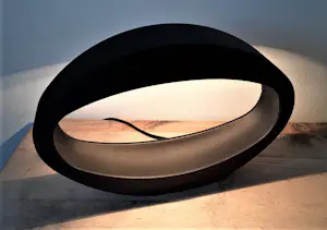 Philips - Iconische design tafellamp "Berio" in aluminium met zwarte coating kopen? Bied vanaf 100!