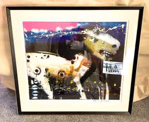 Herman Brood - Herman Brood - Nightrider - Nieuw ingelijst - Certificaat - Nr. 16 verkocht voor € 375!