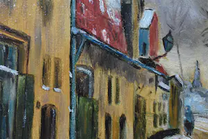 Marie Henry Mackenzie - Winter op de Langegracht te Amersfoort kopen? Bied vanaf 395!