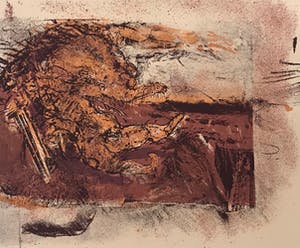 Wilfried Pas - Grote gesigneerde zeefdruk - 7/10 - Kleine oplage! - 1974 - Zelden aangeboden! kopen? Bied vanaf 55!