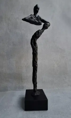 Klaas van den Berg - Sculptuur ondersteunende man kopen? Bied vanaf 119!