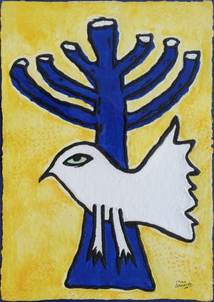 Corneille - Aquagravure: 'L’Oiseau de la Liberté' - Nieuw ingelijst kopen? Bied vanaf 720!