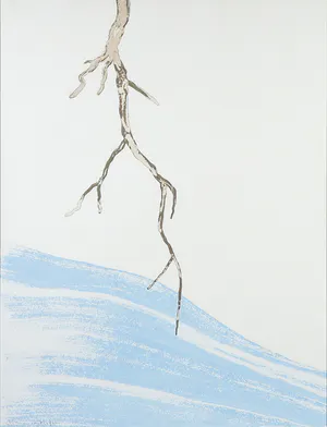 Johannes van Hoften - Acryl op papier, Waterschijven - Ingelijst kopen? Bied vanaf 1!