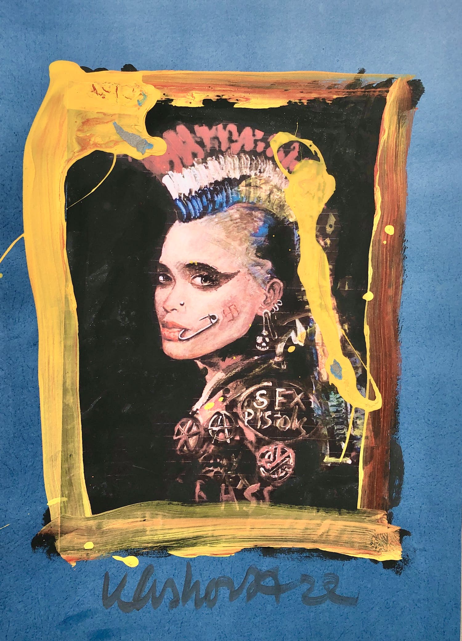 Peter Klashorst - Het Puckrock meisje met de parel (naar Johannes Vermeer) kopen? Bied vanaf 59!