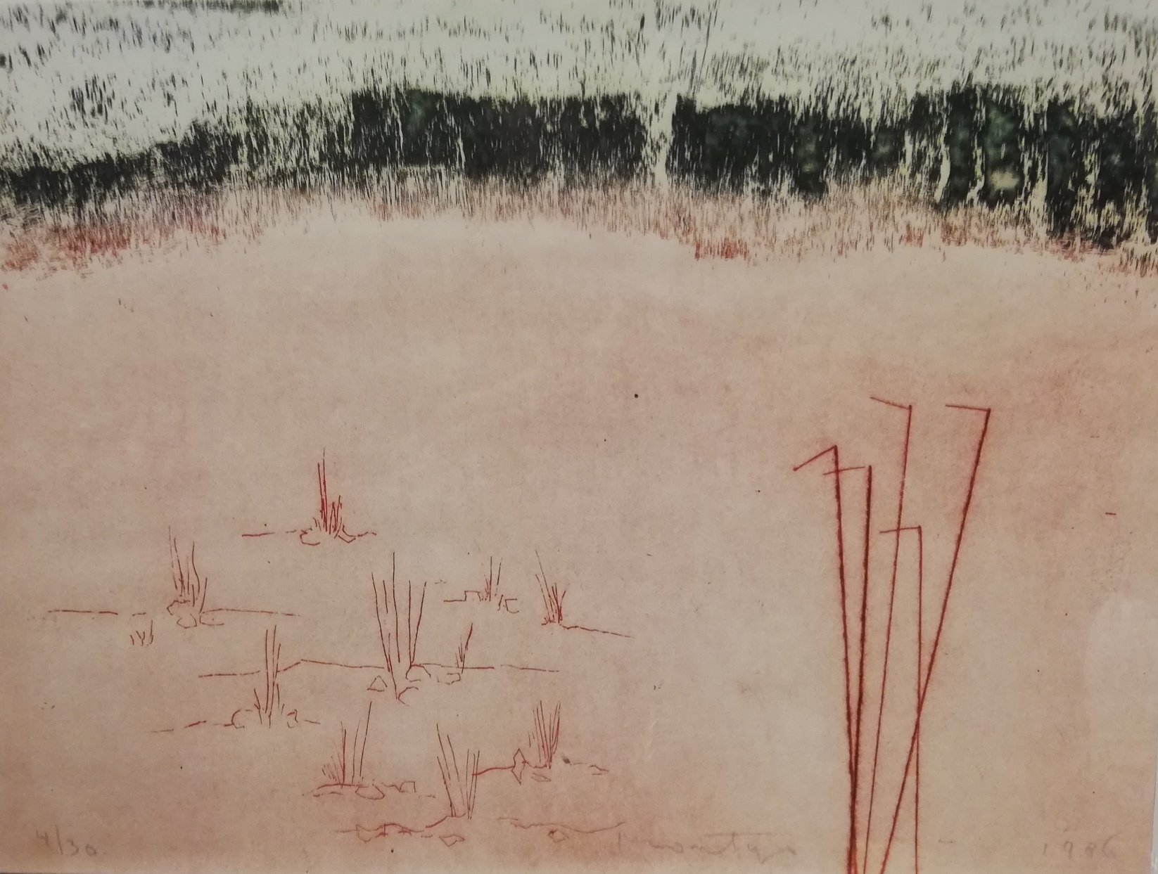 Niet of onleesbaar gesigneerd - Handgesingeerd  verkocht voor € 1!