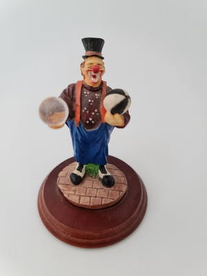 Niet of onleesbaar gesigneerd - Set van 4 Clowns kopen? Bied vanaf 1!