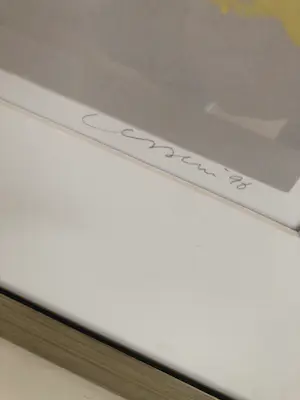 Henk van Vessem - Compositie met bloemen en duif (groot) kopen? Bied vanaf 100!