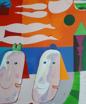 Wouter Stips - Wouter Stips: Parade van de beetje gelukkige mensen - Ingelijst - kleine oplage kopen? Bied vanaf 50!