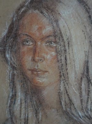 Bob Denneboom - portret jonge vrouw kopen? Bied vanaf 75!