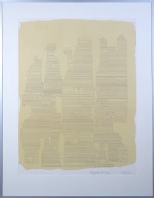 Eduardo Paolozzi - Zeefdruk, Zonder titel - Ingelijst kopen? Bied vanaf 100!