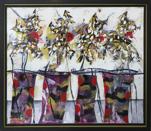 Willem van Scheijndel - Acryl op doek, Zonder titel - Ingelijst (Zeer groot) kopen? Bied vanaf 1000!