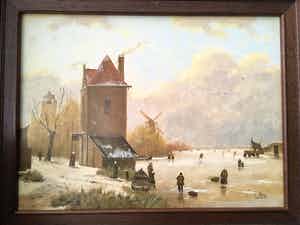 Leo Pors - Winterlandschap verkocht voor € 175!