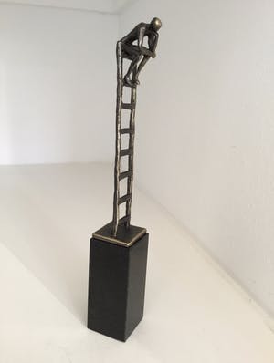 Corry Ammerlaan - Sculptuur “ De denkende mens “ kopen? Bied vanaf 75!