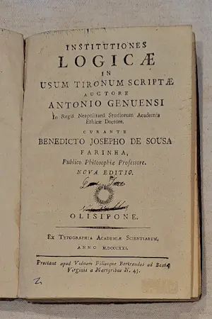 Antiquarisch Boek - INSTITUTIONES LOGICÆ IN USUM TIRONUM SCRIPTÆ Door Antonio Genuensi kopen? Bied vanaf 45!