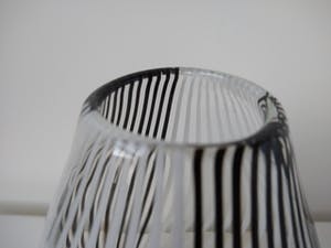 Venini - zwart/wit Tessuto/Swirl vaas kopen? Bied vanaf 85!