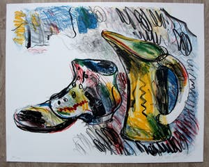 Anton Martineau - zeefdruk: stilleven - 1998 kopen? Bied vanaf 55!