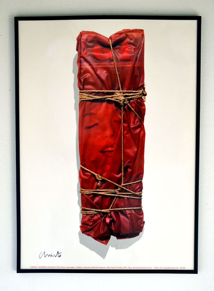 Christo - Wrapped Monroe- handgesigneerde litho- ZELDZAAM verkocht voor € 360!
