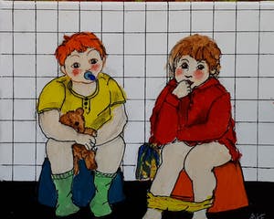 Anke Peddemors - kunst voor in het kleinste kamertje 24 2 5 kopen? Bied vanaf 20!