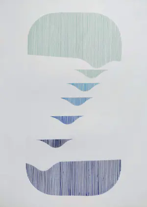 Servulo Esmeraldo - Abstracte compositie, kleurenets kaufen? Bieten Sie von 250!