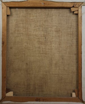 Hein van Schuppen - olieverf op doek - stilleven met vaas en bloemen en een masker kopen? Bied vanaf 39!