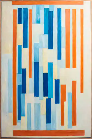 Adine Engelman - Abstracte Compositie verkauft für € 390!
