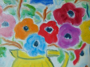 Keimpe Kootstra - Anemonen en fruitschaal. kopen? Bied vanaf 275!