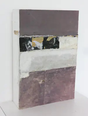 Ron van der Werf - Uniek werk in gemengde techniek op hout / wandobject, Zonder titel kopen? Bied vanaf 125!