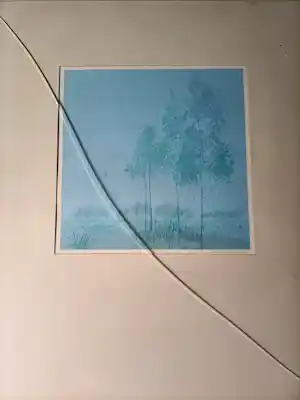 Gerard Carbo - bomenrij in blauw verkauft für € 36!