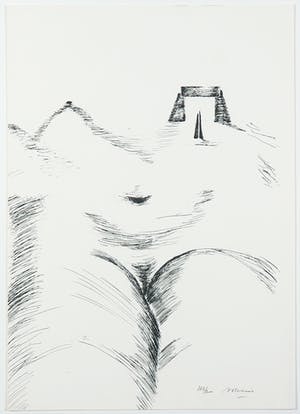 Marius van Beek - Zeefdruk uit de serie Poort van de Zon kopen? Bied vanaf 20!