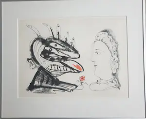 Lucebert - Monster met meisjes - uit de KPN collectie kopen? Bied vanaf 165!