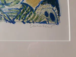 Lucebert - Oh oor, O hoor - kleurenlitho, Ingelijst, oplage 100 kopen? Bied vanaf 200!
