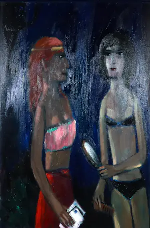 Theo van der Horst - Olieverf op doek, De brief - Ingelijst (Groot) kopen? Bied vanaf 1!