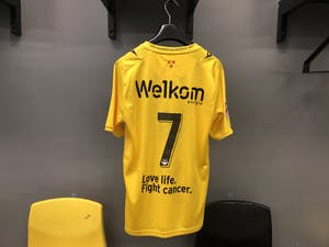 Curiosa - Swim to Fight Cancer wedstrijdshirt - Kaj de Rooij kopen? Bied vanaf 50!