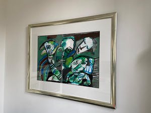 Lucebert - Groot formaat gouache kopen? Bied vanaf 2450!