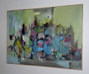 Iet van Es - Abstract kopen? Bied vanaf 150!